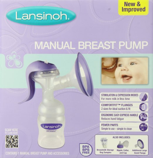 lansinoh manual breast pump parts