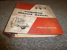 cushman minute miser parts manual