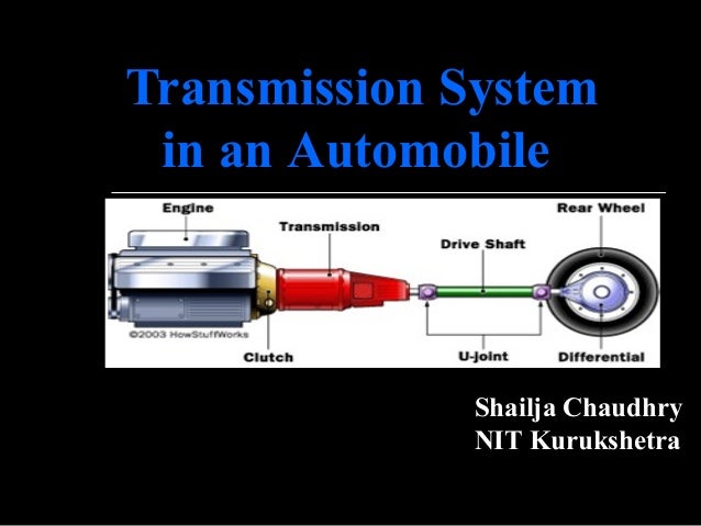 automotive power transmission systems solutions manual