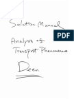 transport phenomena 2nd edition solutions manual