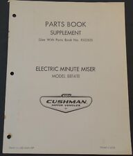cushman minute miser parts manual