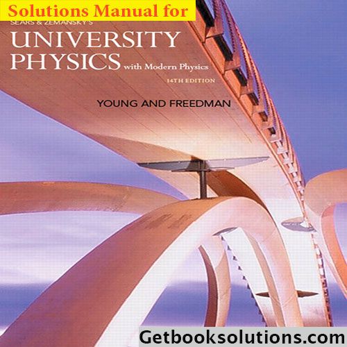 young and freedman university physics solutions manual pdf